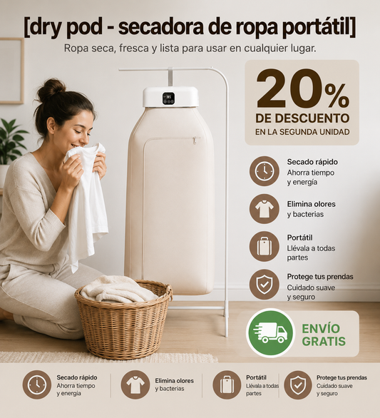 DryPod - Seca tu ropa sin ocupar espacio