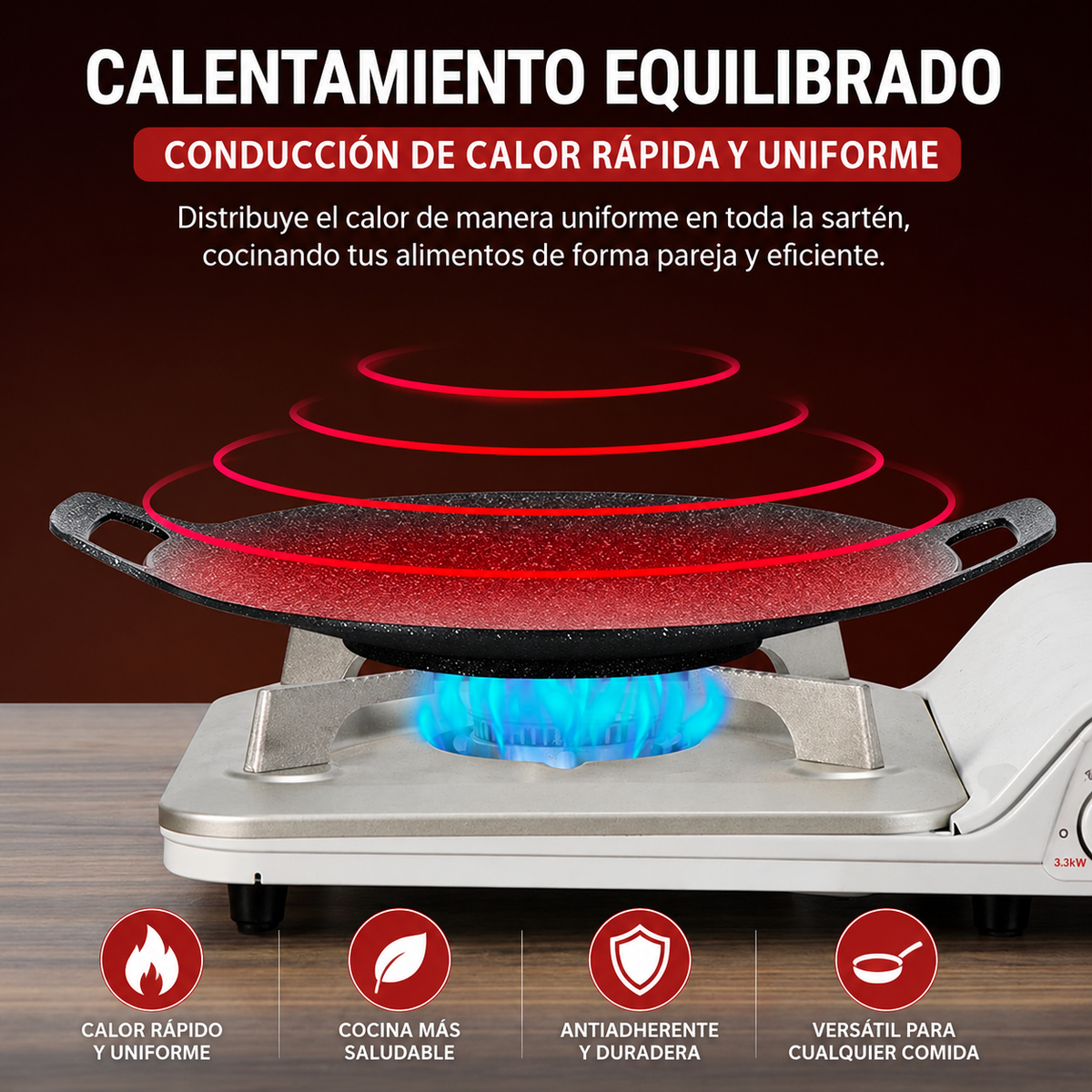 MaxiGrill™ - Más espacio, más comida, menos tiempo cocinando