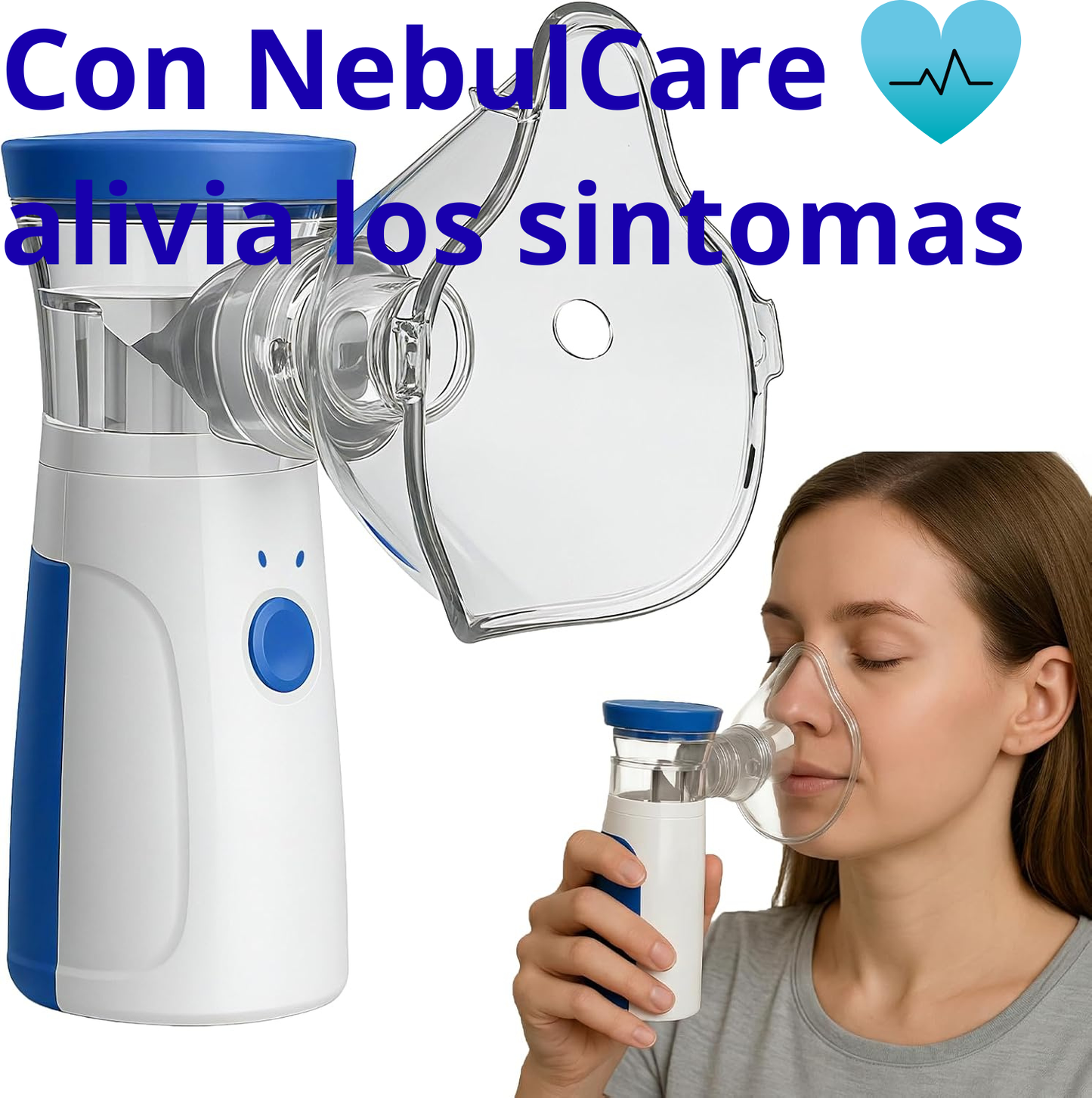 NebulCare Mini - Nebulización sin ruido, sin complicaciones